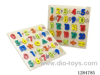 Wooden Number Learning Board