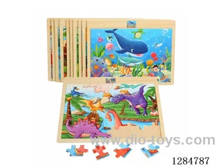 Wooden 40PCS Educational Puzzle - Various Styles