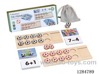 Wooden Fun Soccer Counting Board