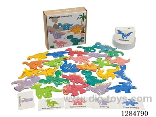 Wooden Dinosaur Alphabet Matching Puzzle