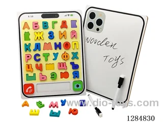 Wooden Phone Model Alphabet Learning/Chalkboard - Russian