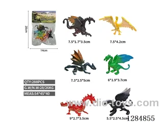 Small Solid Flying Dragons (6-Pack)