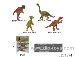 4 Medium Hollow Dinosaurs