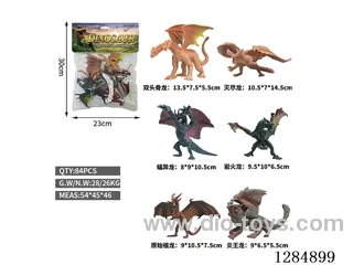 Medium Solid Flying Dragons (6 PCS)