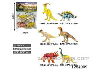 6 Large Hollow Dinosaurs