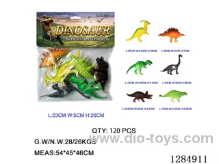 6 Large Hollow Dinosaurs