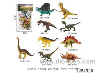 9 Large Hollow Dinosaurs