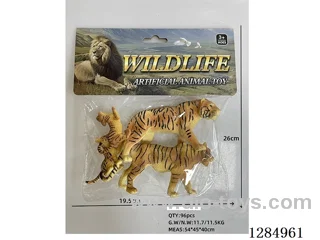 A family of four tigers