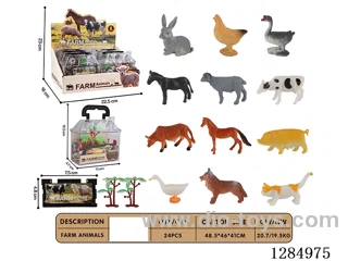 Small Farm Animals (12 Varieties) + Accessories, 6-Box Set