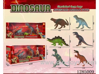 6 styles Set of Dinosaurs in Display Box