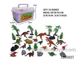 Dinosaurs + Accessories 30-PCS Set