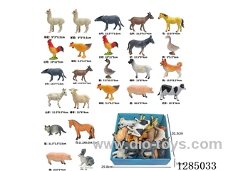 Farm Animals 24-PCS Hanging Card Display Box