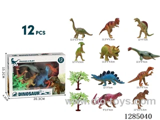 Dinosaurs + Accessories (12 Varieties) Small Window Box