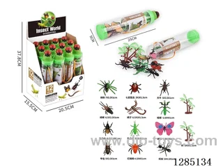 Small Insects (12 PCS) + Accessories, PET Tube Pack (12PCS)