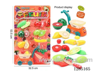 Fruit and Vegetable Shopping Cart Set