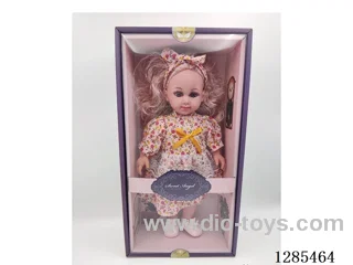 14-inch Cotton-Bodied Doll with “Little Stars” Music IC included battery