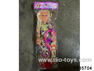 38cm doll with doctor toy in OPP bag