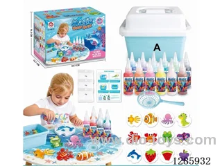 Water Spirit Magic DIY 30-Piece Set (A Blue, B Pink) Assortment