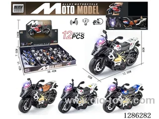 1:14 pull back alloy motorcycles 12PCS （W L/M）