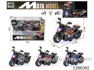1:14 pull back alloy motorcycles （W L/M）