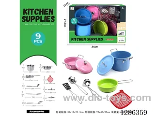 9PCS Stainless Steel Tableware Set