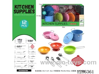 12PCS Stainless Steel Tableware Set