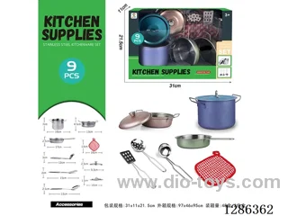 9PCS Stainless Steel Tableware Set