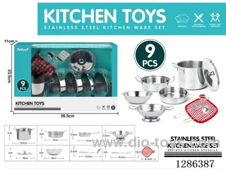 9PCS Stainless Steel Tableware Set