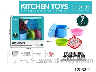 7PCS Stainless Steel Tableware Set