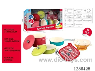 11PCS Stainless Steel Tableware Set