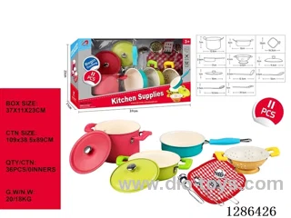 11PCS Stainless Steel Tableware Set