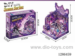 DIY Witch Hunters Miniature Scene 3D Puzzle 49 PCS