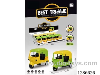 Pull-Back Tricycle (12 PCS)
