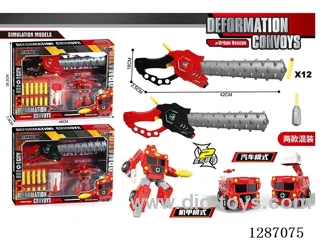 DIY Fire Truck Transformer Catapult Mace Set (2 mixed)