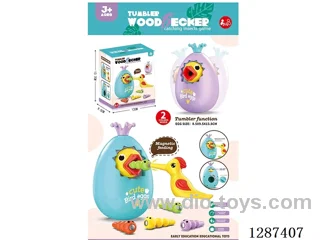 Woodpecker Bug-Catching Toy & Piggy Bank 2-in-1