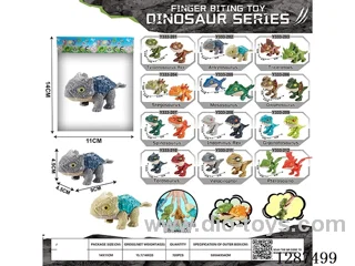 Hand-biting dinosaur