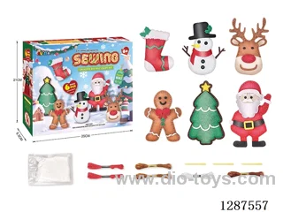 DIY Christmas Plush Animal Craft set (6 PCS)