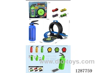 Fire Extinguisher Tire + 4 alloy Cars