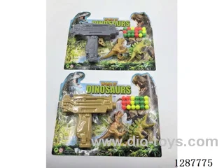 Continuous-Fire Ping Pong Ball Gun with Dinosaur