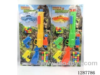 Soft Bullet Ping Pong Ball Gun Set