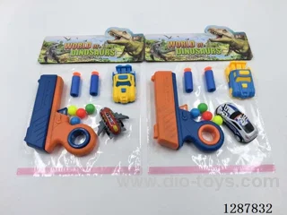 Soft Bullet Ping Pong Ball Gun Set