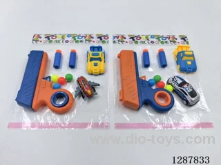 Soft Bullet Ping Pong Ball Gun Set