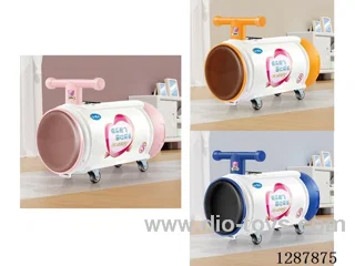 Peanut Can Free Wheel Scooter - Lights + Music - Pink/Blue/Orange - Eco-Friendly PP