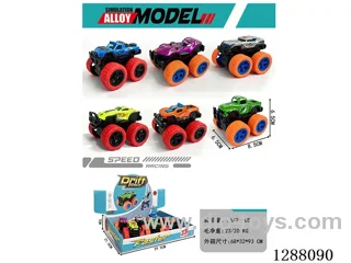 6PCS Pull-back Zinc Alloy Hot Wheels Off-road Set