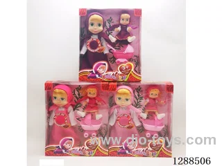 10 inch doll with IC + 6 inch doll set 3 mixed
