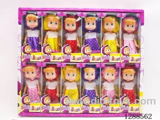 6 inch doll set 12PCS
