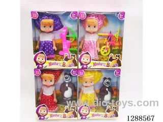 6 inch doll set 4 mixed