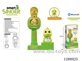 Bluetooth Microphone W L/M + Dinosaur Voice-Activated Lights