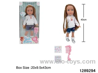16inch doll in window box