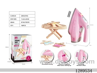 Electric Iron Set (Vibration, Lights; 2 AA batteries not included)